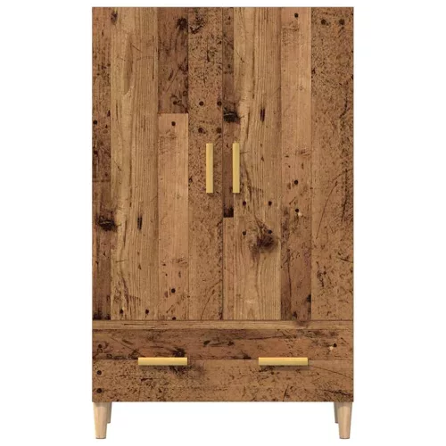  Highboard régi fa 70x31x115 cm gépesített fa