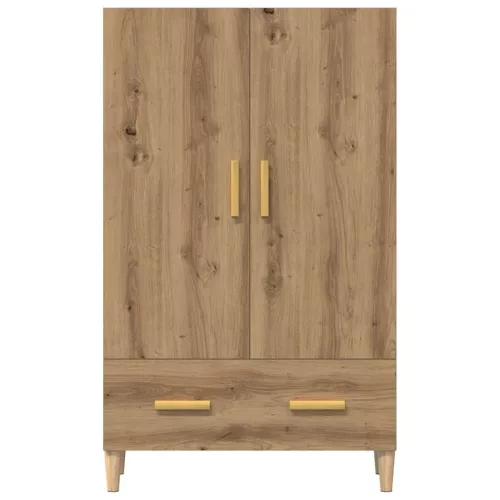  Highboard artisan tölgy 70x31x115 cm gépi úton előállított fa
