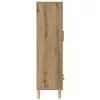  Highboard artisan tölgy 70x31x115 cm gépi úton előállított fa