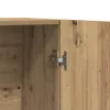  Highboard artisan tölgy 70x31x115 cm gépi úton előállított fa