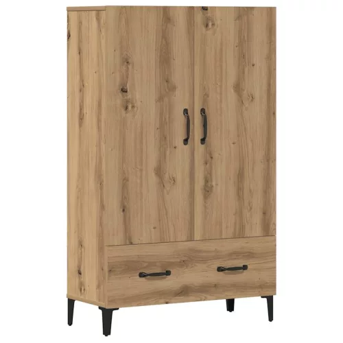  Highboard artisan tölgy 70x31x115 cm gépi úton előállított fa