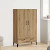  Highboard artisan tölgy 70x31x115 cm gépi úton előállított fa