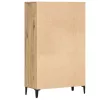  Highboard artisan tölgy 70x31x115 cm gépi úton előállított fa
