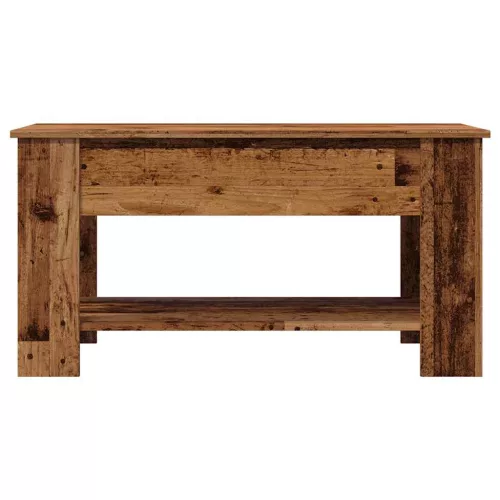  dohányzóasztal Régi fa 101x49x52 cm Gépelt fa