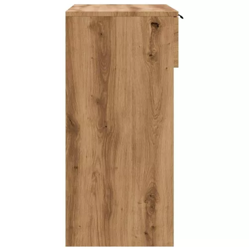  kézműves tölgy színű szerelt fa dohányzóasztal 90x36x75 cm