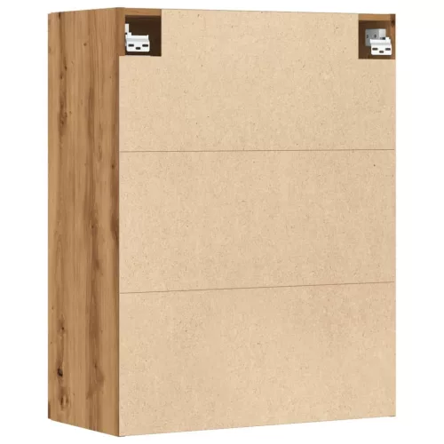  kézműves tölgy színű függő faliszekrény 69,5 x 34 x 90 cm