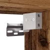  függő fali szekrény régi fa 69,5x32,5x90 cm