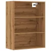  Függesztett fali szekrény kézműves tölgy 69,5x32,5x90 cm