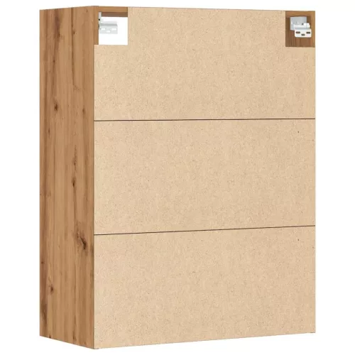  Függesztett fali szekrény kézműves tölgy 69,5x32,5x90 cm