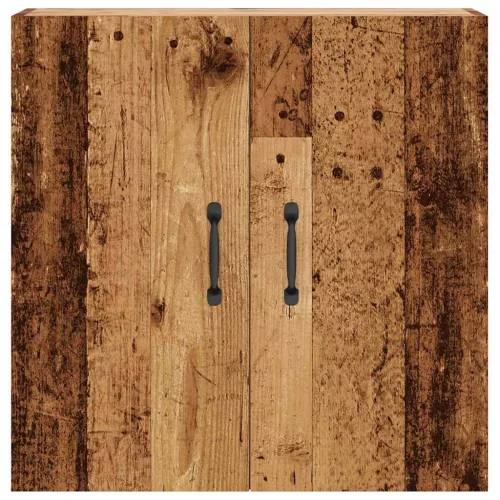  antik fa színű szerelt fa faliszekrény 60 x 31 x 60 cm