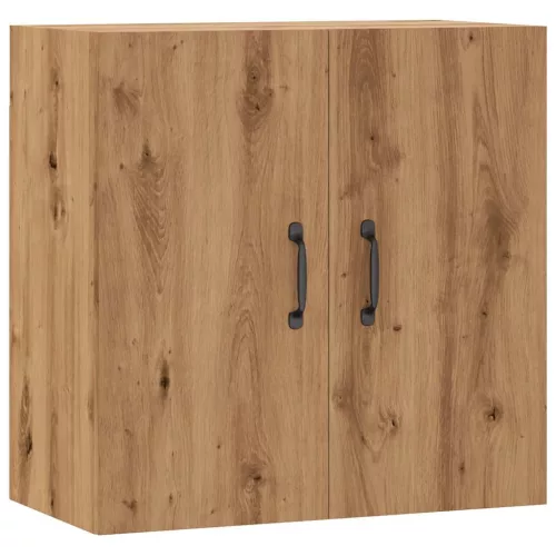  kézműves tölgy színű szerelt fa faliszekrény 60 x 31 x 60 cm