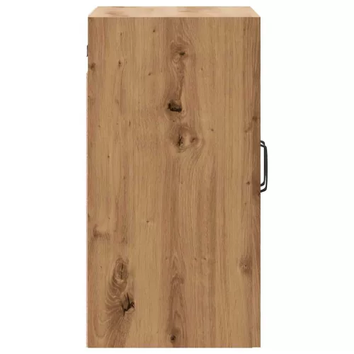  kézműves tölgy színű szerelt fa faliszekrény 60 x 31 x 60 cm