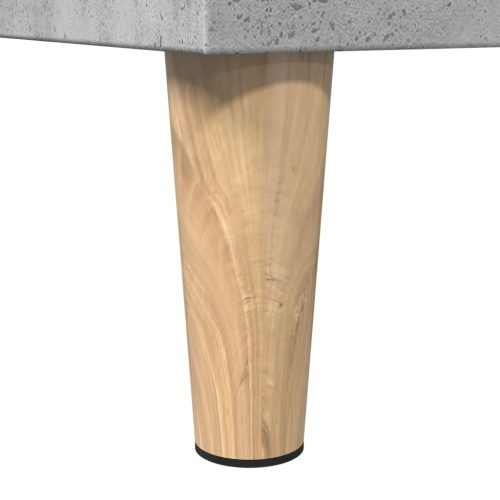  betonszürke szerelt fa fürdőszobaszekrény 30 x 30 x 100 cm