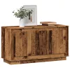  antik fa színű szerelt fa tálalószekrény 102 x 35 x 55 cm