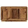  antik fa színű szerelt fa tálalószekrény 102 x 35 x 55 cm