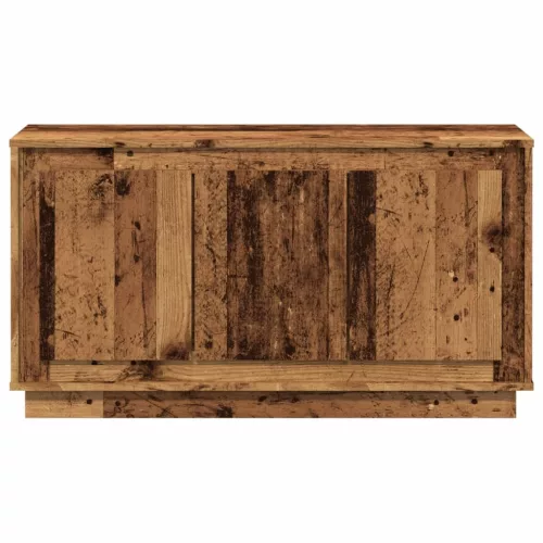  antik fa színű szerelt fa tálalószekrény 102 x 35 x 55 cm