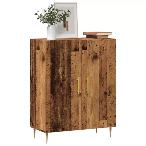  antik fa színű szerelt fa tálalószekrény 69,5 x 34 x 90 cm