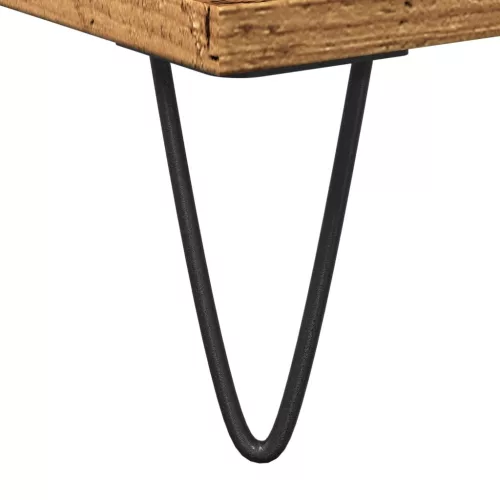  antik fa színű szerelt fa fürdőszobaszekrény 30 x 30 x 190 cm