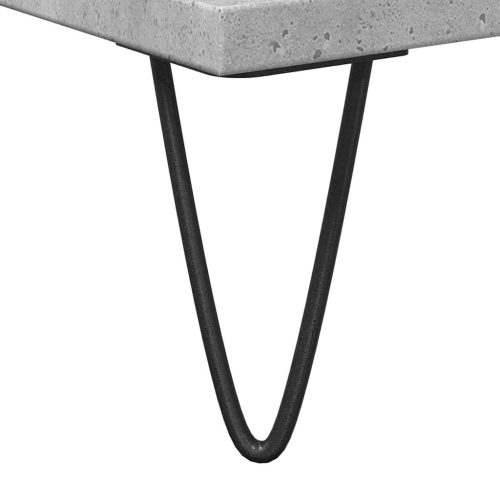  betonszürke szerelt fa fürdőszobai mosdószekrény 65x33x60 cm