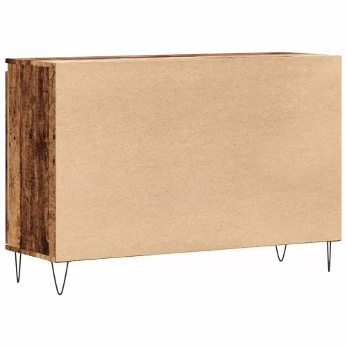  antik fa színű szerelt fa tálalószekrény 104 x 35 x 70 cm