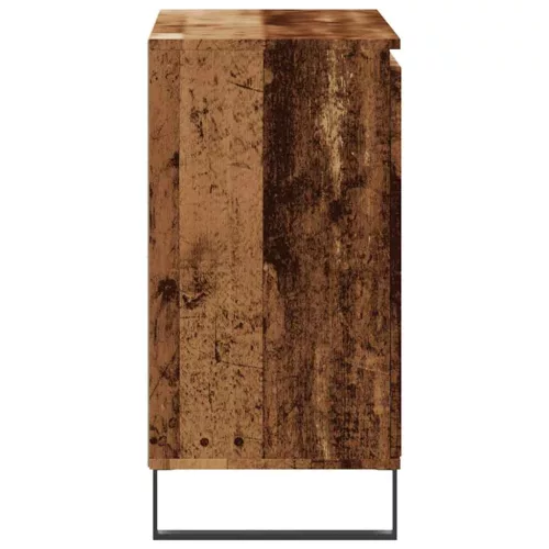  antik fa színű szerelt fa tálalószekrény 104 x 35 x 70 cm