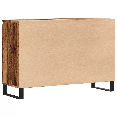  antik fa színű szerelt fa tálalószekrény 104 x 35 x 70 cm