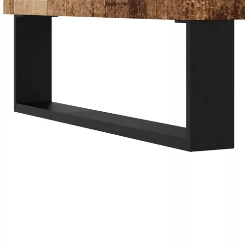  antik fa színű szerelt fa tálalószekrény 104 x 35 x 70 cm