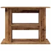  antik fa színű szerelt fa akváriumállvány 85 x 35 x 60 cm