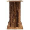  antik fa színű szerelt fa akváriumállvány 85 x 35 x 60 cm