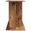  antik fa színű szerelt fa akváriumállvány 100 x 40 x 60 cm