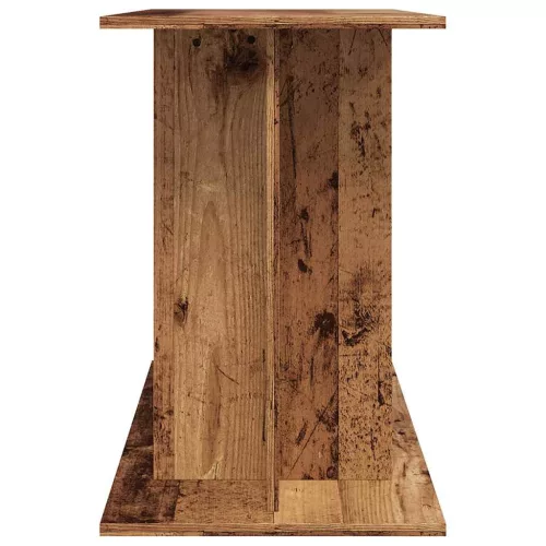  antik fa színű szerelt fa akváriumállvány 100 x 40 x 60 cm