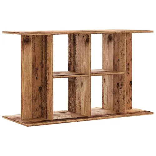  antik fa színű szerelt fa akváriumállvány 100 x 40 x 60 cm