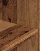 antik fa színű szerelt fa akváriumállvány 100 x 40 x 60 cm