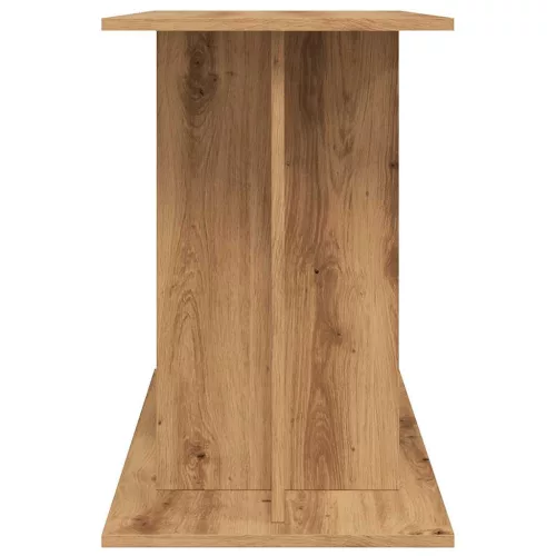  kézműves tölgy színű szerelt fa akváriumi állvány 100x40x60 cm