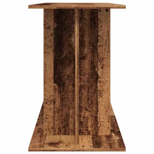  antik fa színű szerelt fa akváriumállvány 120x40x60 cm