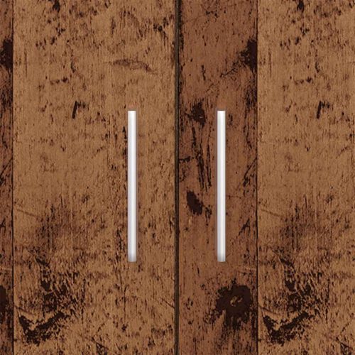  antik fa színű szerelt fa akváriumállvány 81x36x73 cm