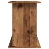  antik fa színű szerelt fa akváriumállvány 121x41x58 cm