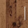  antik fa színű szerelt fa akváriumállvány 121x41x58 cm
