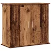  antik fa színű szerelt fa akváriumállvány 81x36x73 cm
