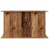  antik fa színű szerelt fa akváriumállvány 101x41x58 cm
