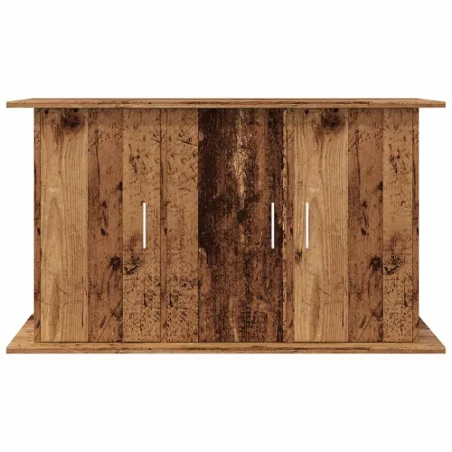  antik fa színű szerelt fa akváriumállvány 101x41x58 cm