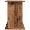  antik fa színű szerelt fa akváriumállvány 101x41x58 cm