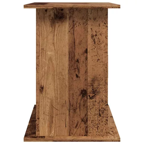  antik fa színű szerelt fa akváriumállvány 101x41x58 cm