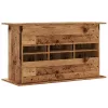  antik fa színű szerelt fa akváriumállvány 101x41x58 cm