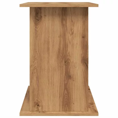  kézműves tölgy színű szerelt fa akváriumállvány 101x41x58 cm