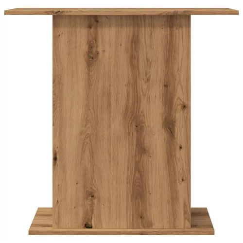  kézműves tölgy színű szerelt fa akváriumállvány 36x75x72,5 cm