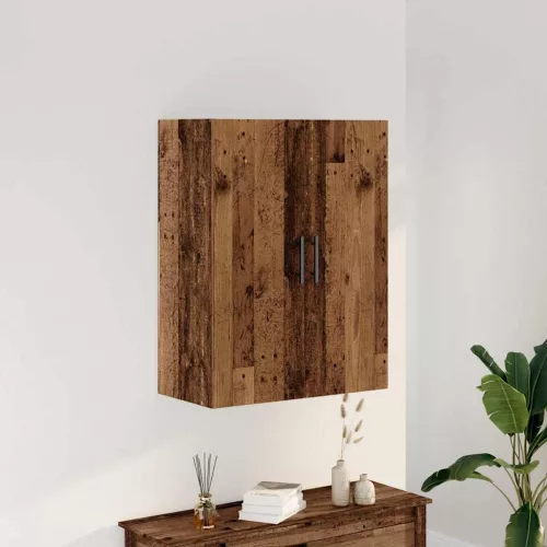  antik fa színű fali szekrény 69,5 x 34 x 90 cm