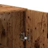  antik fa színű fali szekrény 69,5 x 34 x 90 cm