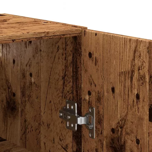  antik fa színű fali szekrény 69,5 x 34 x 90 cm