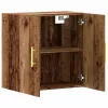  antik fa színű szerelt fa faliszekrény 60 x 31 x 60 cm